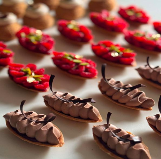 Mini Assorted Fruit & Chocolate Tarts